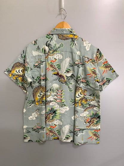 【中古品】【メンズ】 SUN SURF サンサーフ SPECIAL EDITION EAGLE, TIGER, DRAGON SS39743 スペシャルエディション メンズ 半袖シャツ アロハシャツハワイアンシャツ 145-260913-em-18-min サイズ：M カラー：マルチカラー 万代Net店
