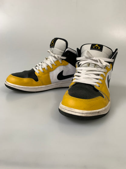 【中古品】【メンズ】 NIKE ナイキ AIR JORDAN 1 MID DQ8426-701 エアジョーダン1 ミッド メンズ スニーカー シューズ 靴 160-260913-em-06-min サイズ：29.0cm カラー：YELLOW OCHRE 万代Net店