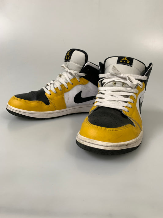 【中古品】【メンズ】 NIKE ナイキ AIR JORDAN 1 MID DQ8426-701 エアジョーダン1 ミッド メンズ スニーカー シューズ 靴 160-260913-em-06-min サイズ：29.0cm カラー：YELLOW OCHRE 万代Net店