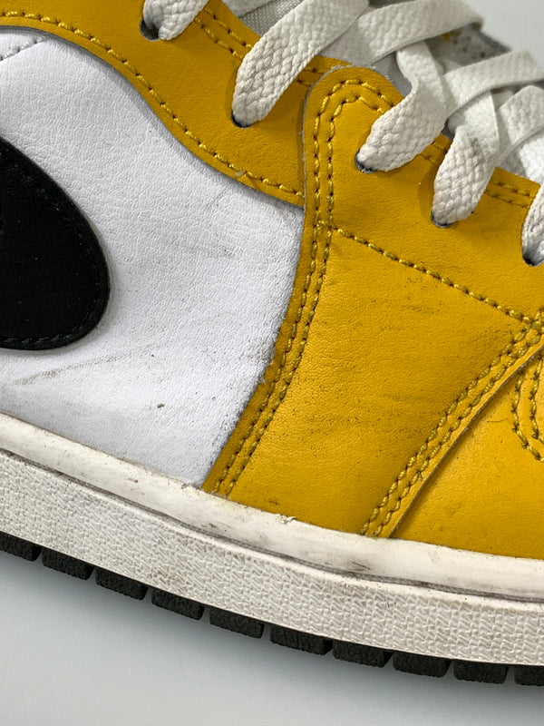 【中古品】【メンズ】 NIKE ナイキ AIR JORDAN 1 MID DQ8426-701 エアジョーダン1 ミッド メンズ スニーカー シューズ 靴 160-260913-em-06-min サイズ：29.0cm カラー：YELLOW OCHRE 万代Net店