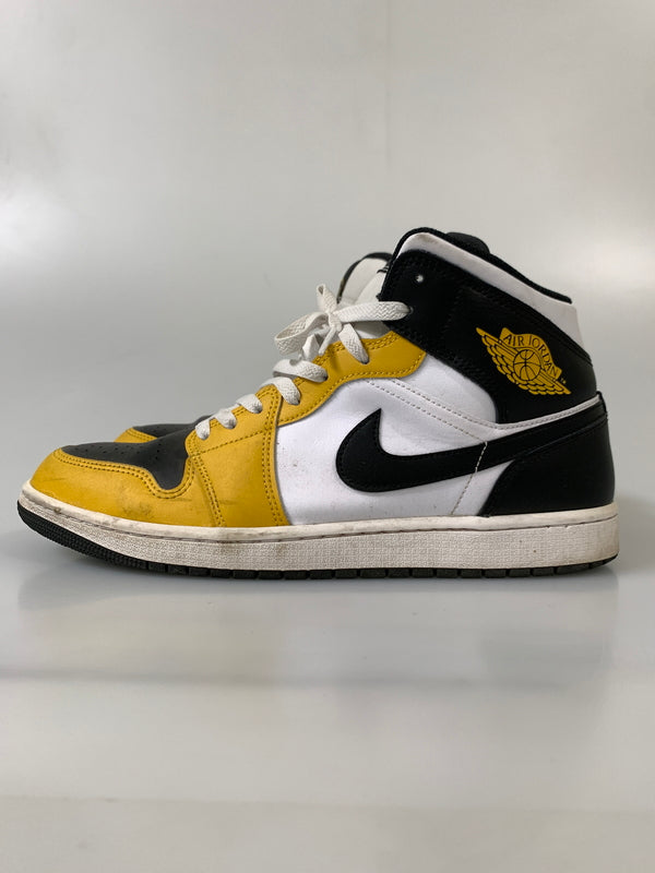 【中古品】【メンズ】 NIKE ナイキ AIR JORDAN 1 MID DQ8426-701 エアジョーダン1 ミッド メンズ スニーカー シューズ 靴 160-260913-em-06-min サイズ：29.0cm カラー：YELLOW OCHRE 万代Net店