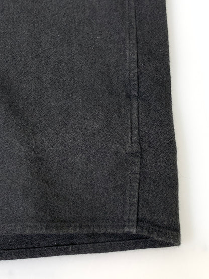 【中古品】【メンズ】 SCHURAY シュウレイ LINEN COTTON OPEN COLLAR SHIRT リネン コットン オープン カラー シャツ SR-SH026 長袖 シャツ 140-260922-hu-47-min サイズ：1 カラー：ブラック 万代Net店