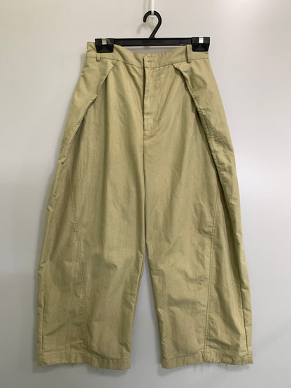 【現状渡し品】【メンズ】 GANDER ガンダー WIDE PANT ワイドパンツ ボトムス 152-260922-hu-57-min サイズ：SM カラー：ベージュ 万代Net店