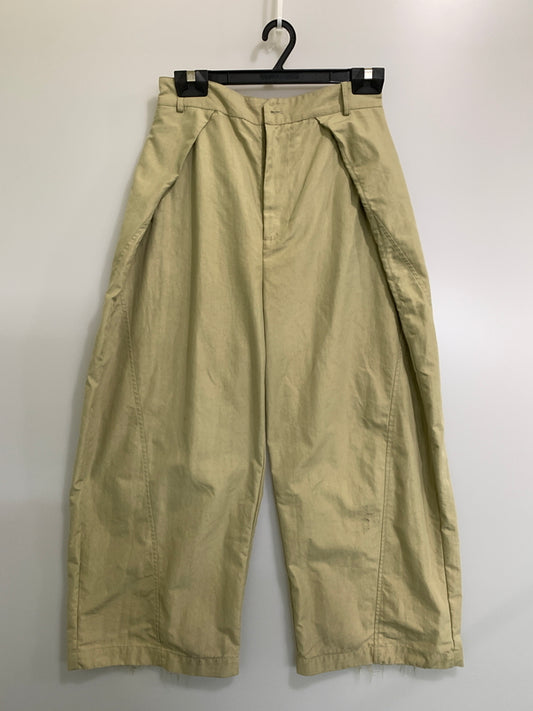【現状渡し品】【メンズ】 GANDER ガンダー WIDE PANT ワイドパンツ ボトムス 152-260922-hu-57-min サイズ：SM カラー：ベージュ 万代Net店