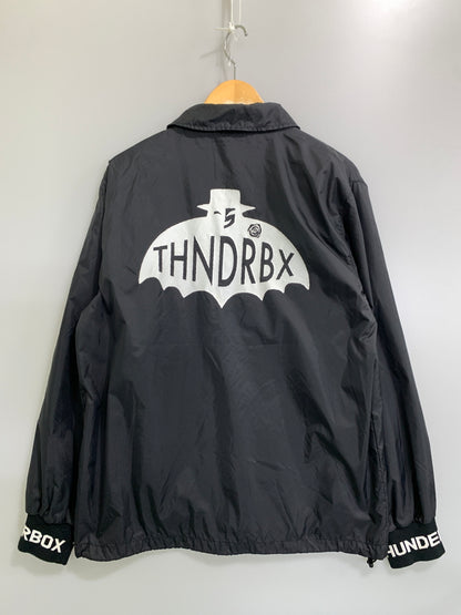 【中古品】【メンズ】 THUNDERBOX サンダーボックス HERO OF MTR JACKET ヒーロー オブ エムティーアール ジャケット アウター ナイロンジャケット 142-260922-hu-42-min サイズ：M カラー：ブラック 万代Net店