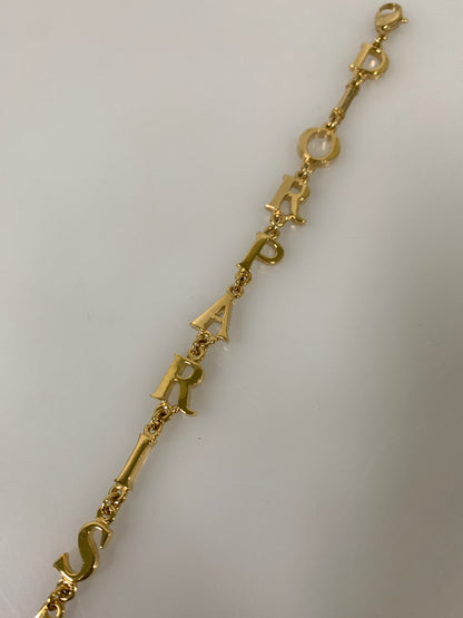 【中古品】【レディース】 CHRISTIAN DIOR クリスチャンディオール DIOR PARIS ブレスレット ディオール パリ ヴィンテージ アクサセリー ジュエリー ロゴ 182-260913-em-12-min カラー：ゴールド 万代Net店