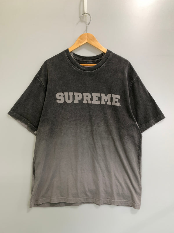 【中古品】【メンズ】 SUPREME シュプリーム GRADIENT S S TOP グラデーション ショート スリーブ トップ 半袖 シャツ 149-260922-hu-52-min サイズ：M カラー：グレー系 万代Net店