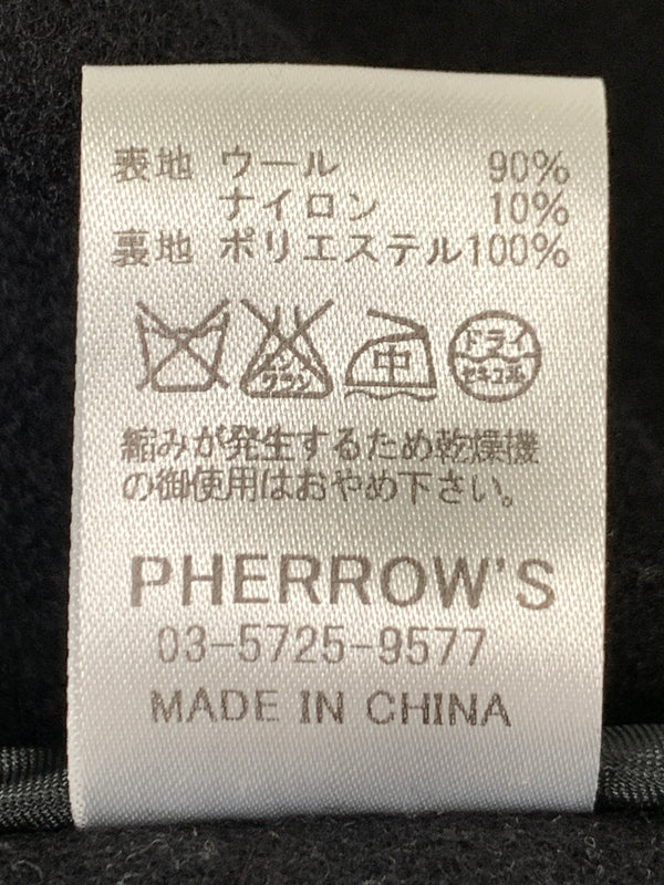 【中古品】【メンズ】 PHERROW’S フェローズ CPO SHIRT JACKET シャツ ジャケット アウター 145-260922-hu-40-min サイズ：36R カラー：ブラック 万代Net店