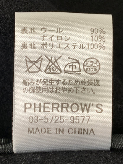 【中古品】【メンズ】 PHERROW’S フェローズ CPO SHIRT JACKET シャツ ジャケット アウター 145-260922-hu-40-min サイズ：36R カラー：ブラック 万代Net店