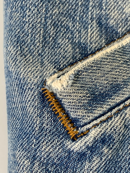 【中古品】【メンズ】 LEVI'S リーバイス 750刻印 オレンジタブ スモールE ボア デニムジャケット アウターGジャン 146-260922-hu-43-min サイズ：表記消えのため不明 カラー：ライトインディゴ 万代Net店
