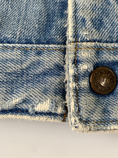 【中古品】【メンズ】 LEVI'S リーバイス 750刻印 オレンジタブ スモールE ボア デニムジャケット アウターGジャン 146-260922-hu-43-min サイズ：表記消えのため不明 カラー：ライトインディゴ 万代Net店