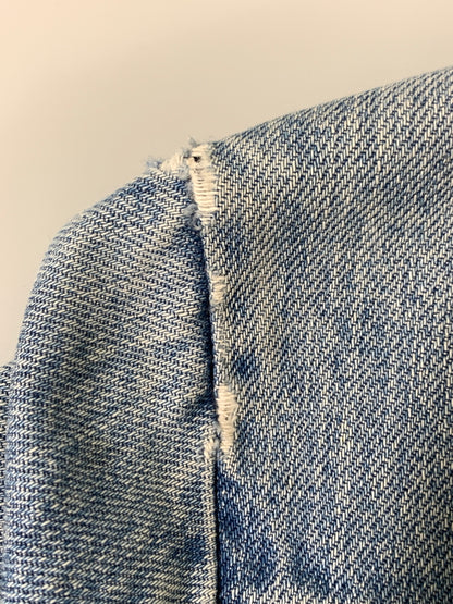 【中古品】【メンズ】 LEVI'S リーバイス 750刻印 オレンジタブ スモールE ボア デニムジャケット アウターGジャン 146-260922-hu-43-min サイズ：表記消えのため不明 カラー：ライトインディゴ 万代Net店