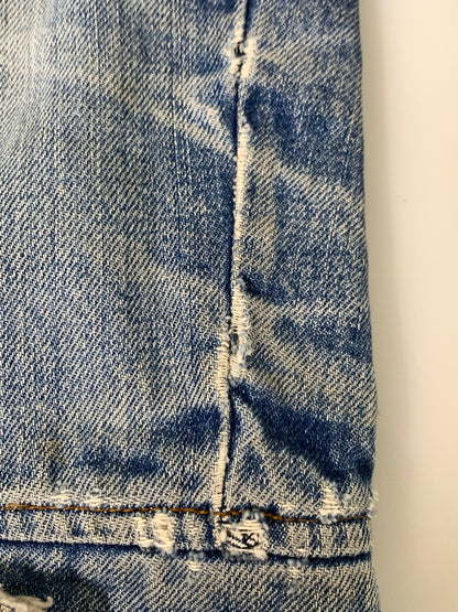 【中古品】【メンズ】 LEVI'S リーバイス 750刻印 オレンジタブ スモールE ボア デニムジャケット アウターGジャン 146-260922-hu-43-min サイズ：表記消えのため不明 カラー：ライトインディゴ 万代Net店