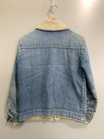 【中古品】【メンズ】 LEVI'S リーバイス 750刻印 オレンジタブ スモールE ボア デニムジャケット アウターGジャン 146-260922-hu-43-min サイズ：表記消えのため不明 カラー：ライトインディゴ 万代Net店