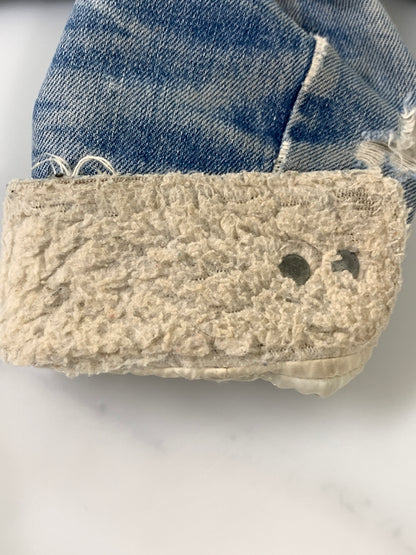 【中古品】【メンズ】 LEVI'S リーバイス 750刻印 オレンジタブ スモールE ボア デニムジャケット アウターGジャン 146-260922-hu-43-min サイズ：表記消えのため不明 カラー：ライトインディゴ 万代Net店