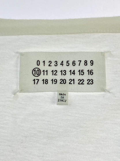 【中古品】【メンズ】 MAISON MARGIELA メゾン マルジェラ WHITE PUZZLE TEE ホワイト パズル Ｔシャツ トップス 141-260915-jt-21-min サイズ：44 カラー：ホワイト 万代Net店