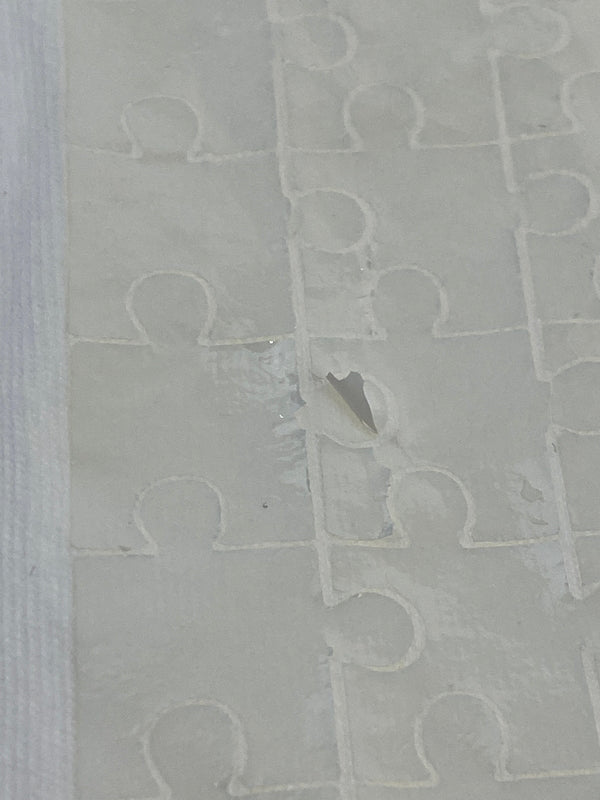 【中古品】【メンズ】 MAISON MARGIELA メゾン マルジェラ WHITE PUZZLE TEE ホワイト パズル Ｔシャツ トップス 141-260915-jt-21-min サイズ：44 カラー：ホワイト 万代Net店