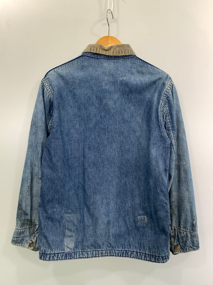 【現状渡し品】【メンズ】 VINTAGE 60S BLANKET LINING DENIM COVERALL ブランケット ライニング デニム カバーオール アウター 146-260915-jt-09-min サイズ：サイズ不明 下記参照 カラー：ライトインディゴ 万代Net店