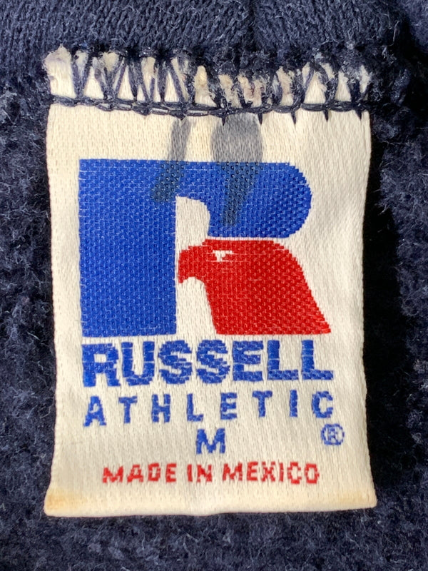 【中古品】【メンズ】 USED RUSSEL ラッセル メキシコ製 ALLEN EAGLES HOODIE アレン イーグルス フーディ 長袖 パーカー 146-260916-hu-23-min サイズ：M カラー：ネイビー 万代Net店