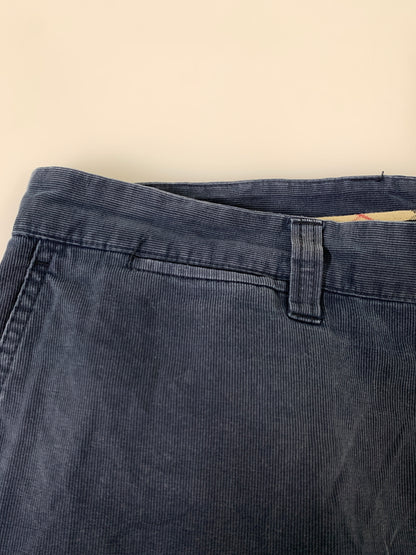 【中古品】【メンズ】 BURBERRY LONDON バーバリー ロンドン CORDUROY PANTS コーデュロイ パンツ ボトムス 152-260922-hu-56-min サイズ：50 カラー：ネイビー 万代Net店