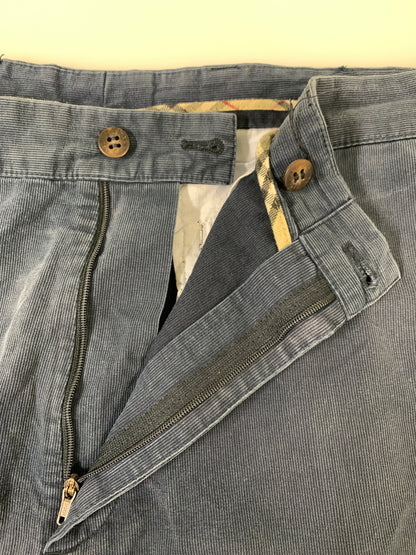 【中古品】【メンズ】 BURBERRY LONDON バーバリー ロンドン CORDUROY PANTS コーデュロイ パンツ ボトムス 152-260922-hu-56-min サイズ：50 カラー：ネイビー 万代Net店