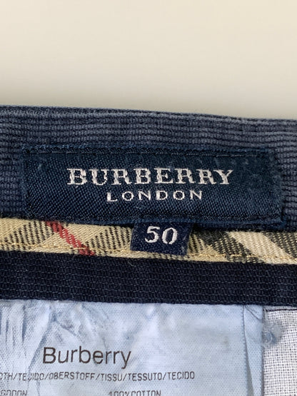 【中古品】【メンズ】 BURBERRY LONDON バーバリー ロンドン CORDUROY PANTS コーデュロイ パンツ ボトムス 152-260922-hu-56-min サイズ：50 カラー：ネイビー 万代Net店