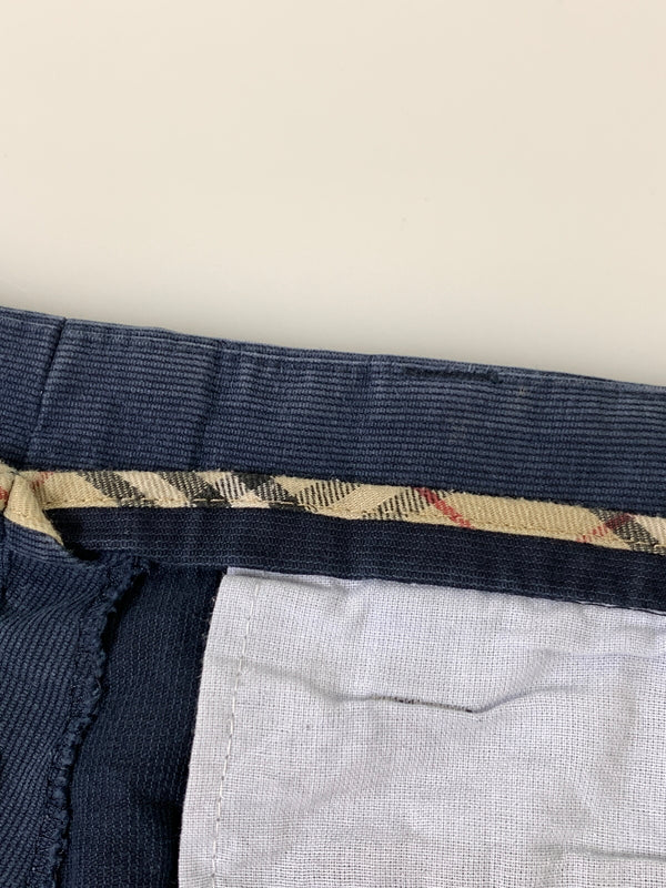 【中古品】【メンズ】 BURBERRY LONDON バーバリー ロンドン CORDUROY PANTS コーデュロイ パンツ ボトムス 152-260922-hu-56-min サイズ：50 カラー：ネイビー 万代Net店