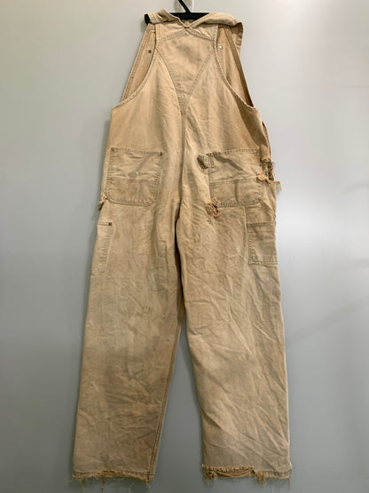 【ジャンク品】【メンズ】 CARHARTT カーハート DOUBLE KNEE DUCK OVERALLS ダブル ニー ダック オーバーオール オールインワン 146-260922-hu-53-min サイズ：サイズ表記不明 カラー：ベージュ 万代Net店