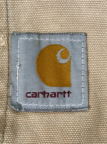 【ジャンク品】【メンズ】 CARHARTT カーハート DOUBLE KNEE DUCK OVERALLS ダブル ニー ダック オーバーオール オールインワン 146-260922-hu-53-min サイズ：サイズ表記不明 カラー：ベージュ 万代Net店