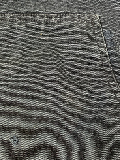 【現状渡し品】【メンズ】 CARHARTT カーハート RELAXED FIT DOUBLE KNEE DUCK OVERALLS リラックスド フィット ダブル ニー ダック オーバーオール オールインワン 146-260922-hu-55-min サイズ：40×32 カラー：ネイビー 万代Net店