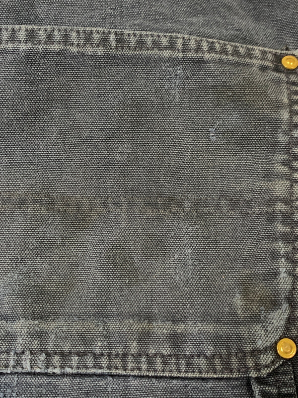 【現状渡し品】【メンズ】 CARHARTT カーハート RELAXED FIT DOUBLE KNEE DUCK OVERALLS リラックスド フィット ダブル ニー ダック オーバーオール オールインワン 146-260922-hu-55-min サイズ：40×32 カラー：ネイビー 万代Net店