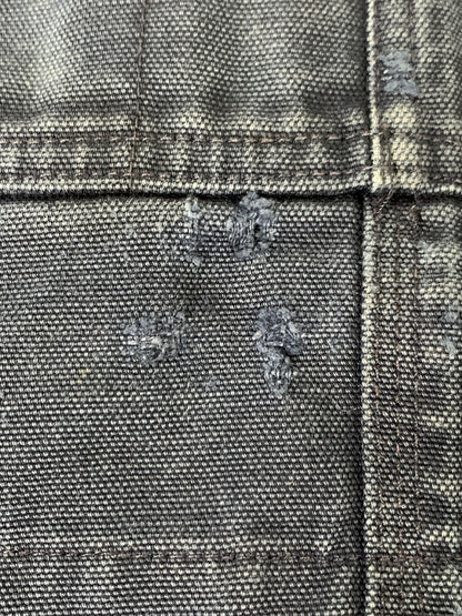【現状渡し品】【メンズ】 CARHARTT カーハート RELAXED FIT DOUBLE KNEE DUCK OVERALLS リラックスド フィット ダブル ニー ダック オーバーオール オールインワン 146-260922-hu-55-min サイズ：40×32 カラー：ネイビー 万代Net店