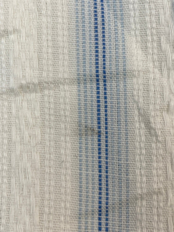 【中古品】【メンズ】 USED CAREERCLUB キャリア クラブ 70S USA製 STRIPE SHIRT 70年代 ストライプシャツ 長袖 シャツ 146-260916-hu-71-min サイズ：14 1/2 カラー：ホワイト/ライトブルー（ストライプ） 万代Net店