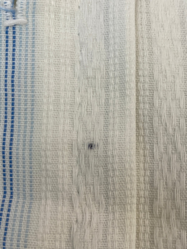 【中古品】【メンズ】 USED CAREERCLUB キャリア クラブ 70S USA製 STRIPE SHIRT 70年代 ストライプシャツ 長袖 シャツ 146-260916-hu-71-min サイズ：14 1/2 カラー：ホワイト/ライトブルー（ストライプ） 万代Net店