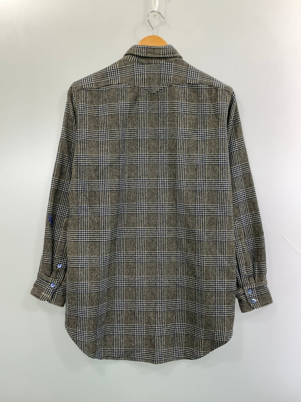 【中古品】【メンズ】 BUCKLEY SHIRT バックリー シャツ 50S FLANNEL SHIRT 50年代 フランネル シャツ トップス 146-260915-jt-08-min カラー：ブラック/ホワイト/ブルー 万代Net店