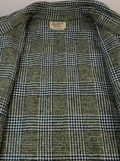 【中古品】【メンズ】 BUCKLEY SHIRT バックリー シャツ 50S FLANNEL SHIRT 50年代 フランネル シャツ トップス 146-260915-jt-08-min カラー：ブラック/ホワイト/ブルー 万代Net店