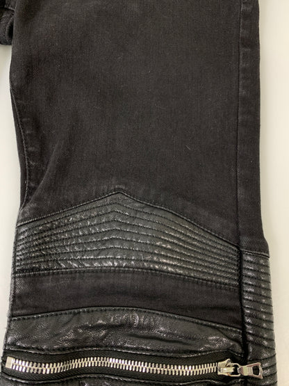 【中古品】【メンズ】 MNML ミニマル BIKER SKINNY DENIM PANT バイカー スキニー デニム パンツ ジーパン ボトムス 153-260922-hu-59-min サイズ：32 カラー：ブラック 万代Net店