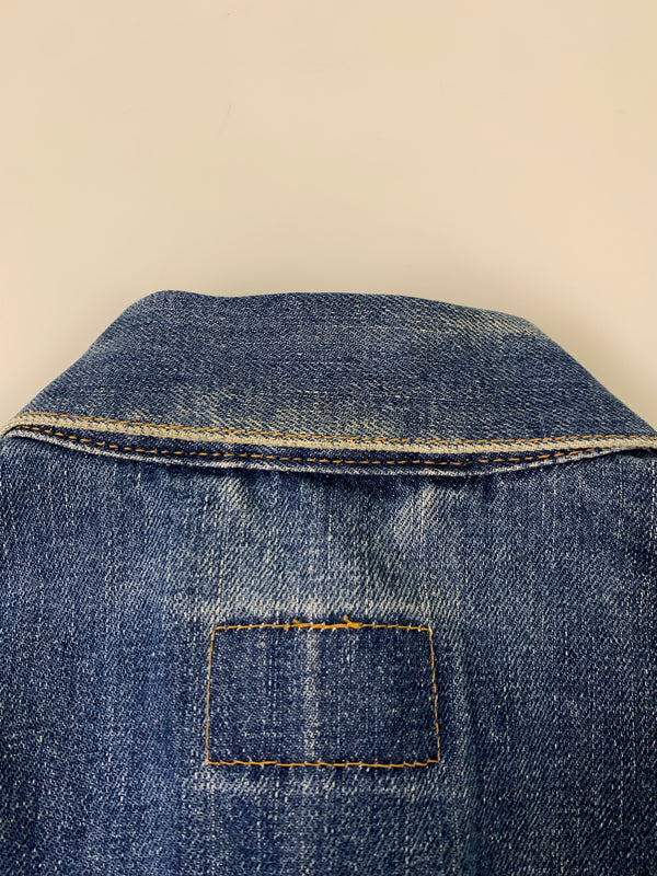 【中古品】【メンズ】 LEVI'S リーバイス T13刻印 ユーロモデル デニムジャケット 70500-0414 アウター ジージャン 146-260916-hu-26-min サイズ：XL カラー：ブルーインディゴ 万代Net店