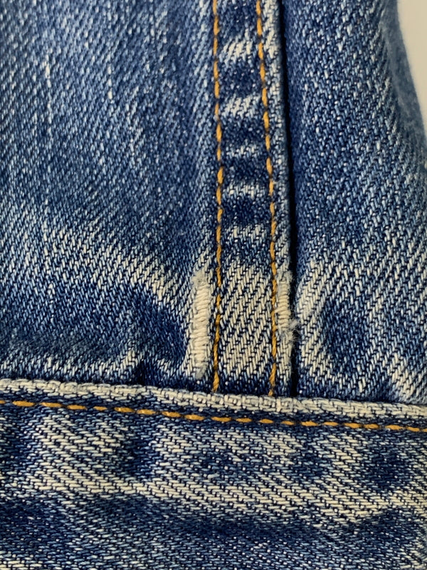 【中古品】【メンズ】 LEVI'S リーバイス T13刻印 ユーロモデル デニムジャケット 70500-0414 アウター ジージャン 146-260916-hu-26-min サイズ：XL カラー：ブルーインディゴ 万代Net店