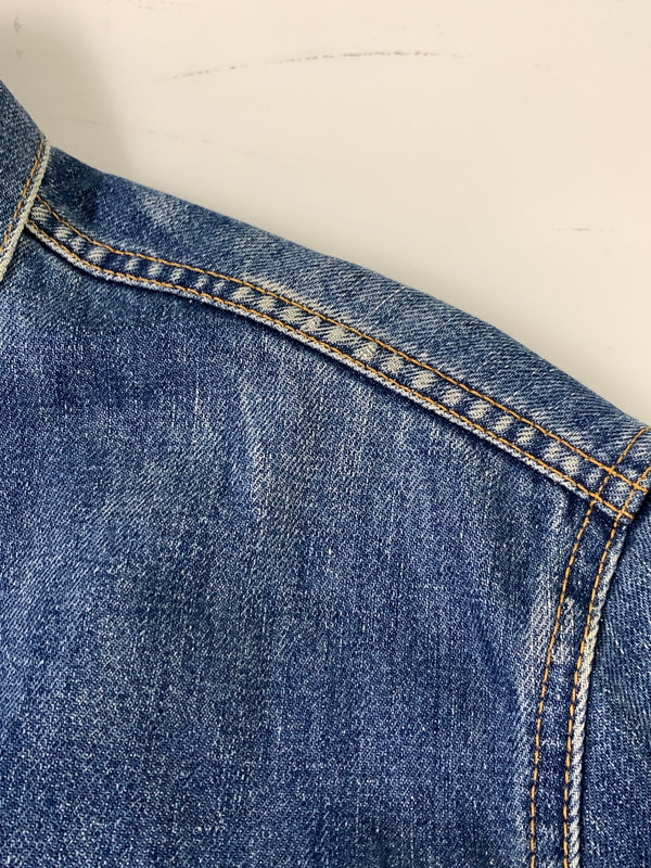 【中古品】【メンズ】 LEVI'S リーバイス T13刻印 ユーロモデル デニムジャケット 70500-0414 アウター ジージャン 146-260916-hu-26-min サイズ：XL カラー：ブルーインディゴ 万代Net店