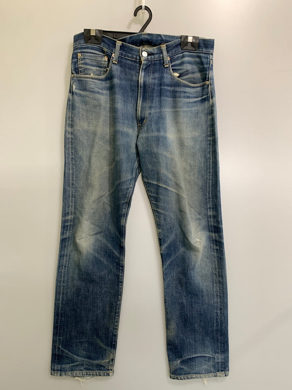 【中古品】【メンズ】 GOOD ENOUGH グッド イナフ STRAIGHT DENIM ストレート デニム ジーパン パンツ 153-260922-hu-58-min サイズ：W34L32 カラー：インディゴ 万代Net店