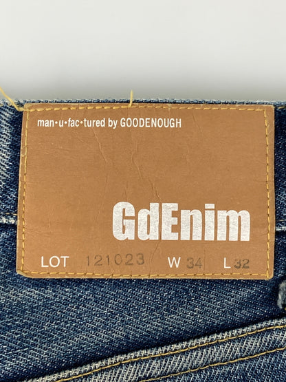 【中古品】【メンズ】 GOOD ENOUGH グッド イナフ STRAIGHT DENIM ストレート デニム ジーパン パンツ 153-260922-hu-58-min サイズ：W34L32 カラー：インディゴ 万代Net店