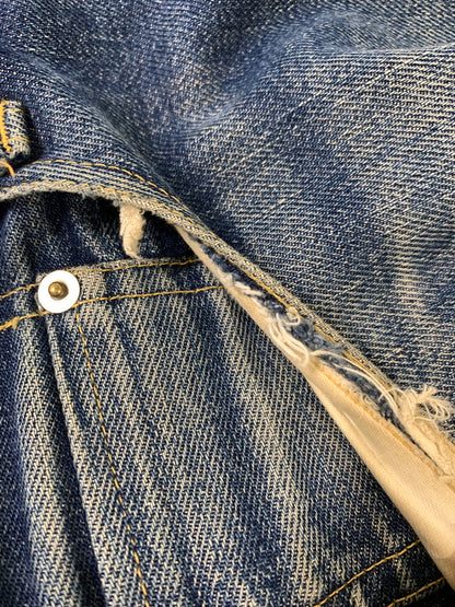 【中古品】【メンズ】 GOOD ENOUGH グッド イナフ STRAIGHT DENIM ストレート デニム ジーパン パンツ 153-260922-hu-58-min サイズ：W34L32 カラー：インディゴ 万代Net店
