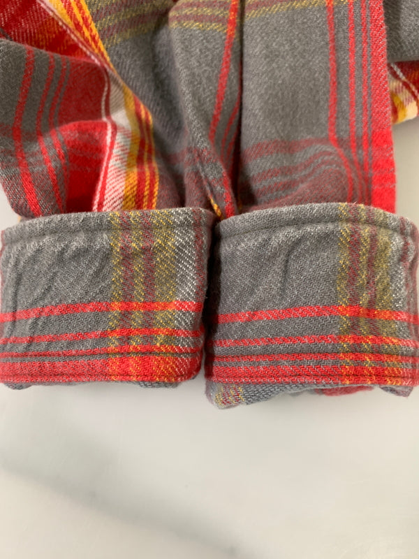 【中古品】【メンズ】 TOYS MCCOY トイズ マッコイ FLANNEL SHIRT フランネル シャツ 長袖 ロングスリーブ チェック シャツ 145-260922-hu-48-min サイズ：15 カラー：レッド系（チェック） 万代Net店