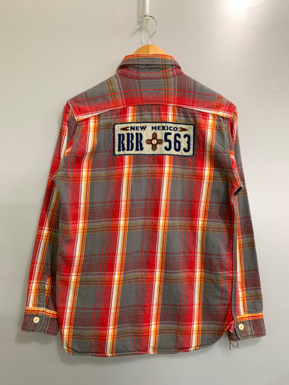 【中古品】【メンズ】 TOYS MCCOY トイズ マッコイ FLANNEL SHIRT フランネル シャツ 長袖 ロングスリーブ チェック シャツ 145-260922-hu-48-min サイズ：15 カラー：レッド系（チェック） 万代Net店