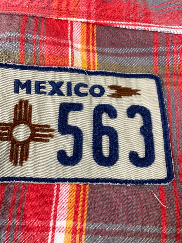 【中古品】【メンズ】 TOYS MCCOY トイズ マッコイ FLANNEL SHIRT フランネル シャツ 長袖 ロングスリーブ チェック シャツ 145-260922-hu-48-min サイズ：15 カラー：レッド系（チェック） 万代Net店
