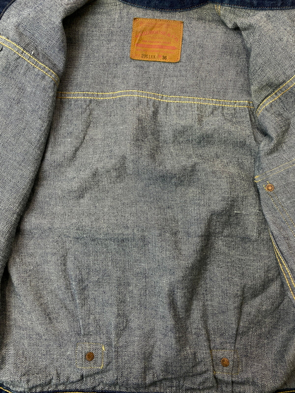 【中古品】【メンズ】 WAREHOUSE ウエアハウス DENIM JACKET LOT 2001XX デニムジャケット ライトアウター 145-260917-yn-23-min サイズ：36 カラー：インディゴ 万代Net店