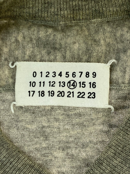 【中古品】【メンズ】 MAISON MARTIN MARGIELA メゾン マルタン マルジェラ HA009 06AW ここのえタグ エルボーパッチ Vネック ニットセーター トップス 141-260915-jt-23-min サイズ：M カラー：ライトグレー 万代Net店