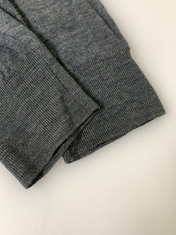 【中古品】【メンズ】 JOHN SMEDLEY ジョンスメドレー NEW ZERLAND MERINO LS KNIT ニュージーランド メリノ ロング スリーブ ニット CA45550 トップス 141-260922-hu-41-min サイズ：L カラー：グレー 万代Net店