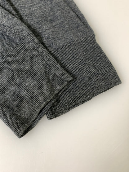 【中古品】【メンズ】 JOHN SMEDLEY ジョンスメドレー NEW ZERLAND MERINO LS KNIT ニュージーランド メリノ ロング スリーブ ニット CA45550 トップス 141-260922-hu-41-min サイズ：L カラー：グレー 万代Net店